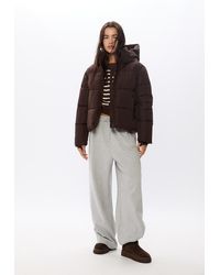 Stradivarius - Giubbotto Imbottito Basic Con Cappuccio - Lyst