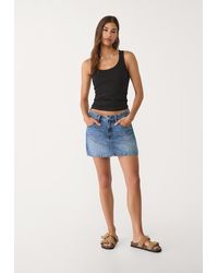 Stradivarius - Top Basic Con Spalline - Lyst
