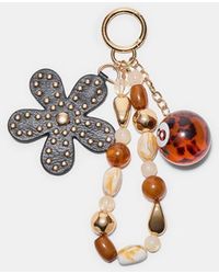 Stradivarius - Charm Fiore E Palla 8 - Lyst