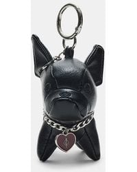 Stradivarius - Portachiavi Cane Charm Finta Pelle - Lyst