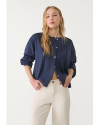 Stradivarius - Blusa Morbida Merletti - Lyst