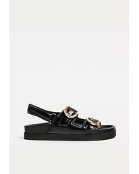 Stradivarius - Sandali Bassi Con Fibbie - Lyst