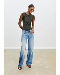 Stradivarius - Body Effetto Arricciato - Lyst