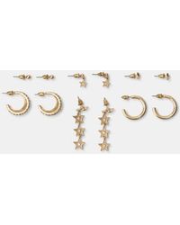 Stradivarius - Set 6 Orecchini Multipack Con Stelle - Lyst