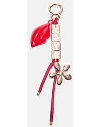 Stradivarius - Portachiavi Con Charm Labbra E Scritta "Love" - Lyst