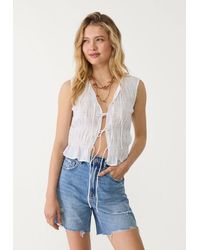 Stradivarius - D93 Short Denim Longline - Lyst