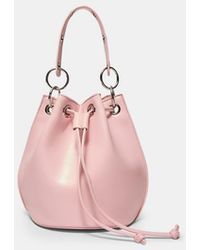 Stradivarius - Borsa A Secchiello Rigida Con Occhielli - Lyst