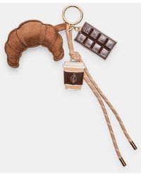 Stradivarius - Portachiavi Charm Coffee E Croissant - Lyst