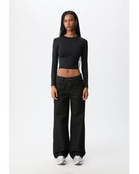 Stradivarius - Maglietta Poliammide Maniche Lunghe - Lyst