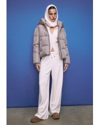 Stradivarius - Giubbotto Imbottito Basic Con Cappuccio - Lyst