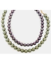 Stradivarius - Set 2 Collane A Palline - Lyst