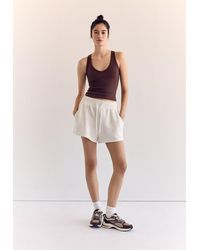 Stradivarius - Canotta Scollo Nuotatore Con Scollo A V - Lyst