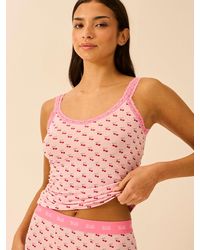 Stripe & Stare - Lace Cami - Lyst