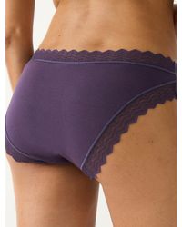 Stripe & Stare - Zigzag Lace Original Knicker - Lyst