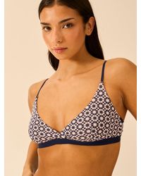 Stripe & Stare - Crossover Bra - Lyst