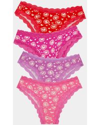 Stripe & Stare - Brazilian Knicker Four Pack - Lyst