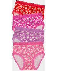 Stripe & Stare - High Rise Knicker Four Pack - Lyst