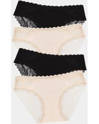 Stripe & Stare - Eco Lace Original Knicker Four Pack - Lyst