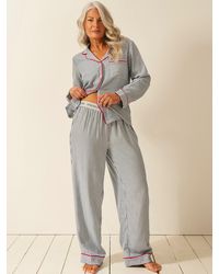 Stripe & Stare - Soft Brushed Woven Pyjama Bottoms - Lyst