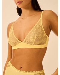 Stripe & Stare - Eco Lace Triangle Bra - Lyst