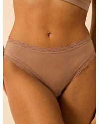 Stripe & Stare - Mid Rise High Leg Knicker - Lyst