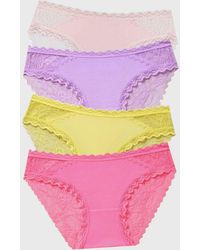 Stripe & Stare - Eco Lace Original Knicker Four Pack - Lyst