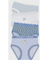 Stripe & Stare - High Rise Knicker Four Pack - Lyst