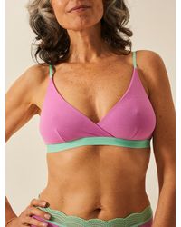 Stripe & Stare - Crossover Bra - Lyst