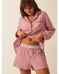 Stripe & Stare - Soft Brushed Woven Pyjama Shorts - Lyst
