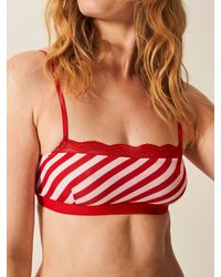 Stripe & Stare - Lace Square Bra - Lyst
