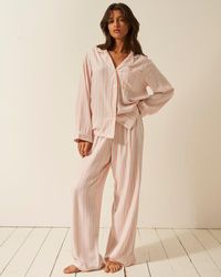 Stripe & Stare - Soft Brushed Woven Pyjama Bottoms - Lyst