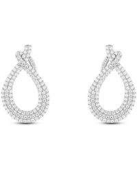 Stroili - Orecchini Pendenti Claire Oro Bianco Cubic Zirconia - Lyst