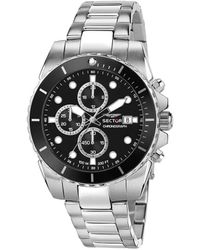 Sector - Orologio cronografo cinturino e cassa in acciaio - Lyst