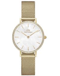 Daniel Wellington - Orologio Al Quarzo Petite Lumine Bezel Evergold Dw00100662 - Lyst