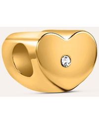 Stroili - Bead Essential Code Acciaio Dorato Cristallo - Lyst