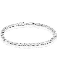 Stroili - Bracciale Catena Gentleman Argento Rodiato - Lyst