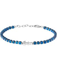 Stroili - Bracciale Man Code Acciaio Bicolore - Lyst