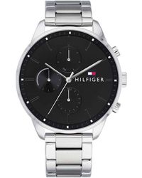 Tommy Hilfiger - Orologio Multifunzione Chase quadrante nero 1791485 - Lyst