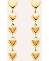 Stroili - Orecchini Pendenti Lady Code Acciaio Dorato - Lyst