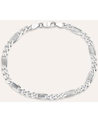 Stroili - Bracciale Catena Gentleman Argento Rodiato - Lyst