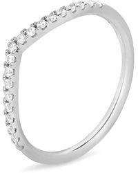 Stroili - Anello Fantasia Silver Shine Argento Rodiato Cubic Zirconia - Lyst