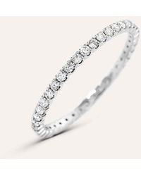 Stroili - Anello Eternity Firmamenti Oro Bianco Diamante - Lyst