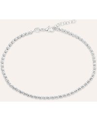 Stroili - Bracciale Tennis Claire Oro Bianco Cubic Zirconia - Lyst