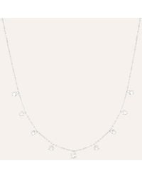 Stroili - Collana Multi Punto Luce Claire Oro Bianco Cubic Zirconia - Lyst