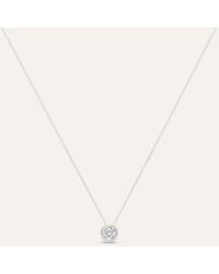 Stroili - Collana Punto Luce Claire Oro Bianco Cubic Zirconia - Lyst