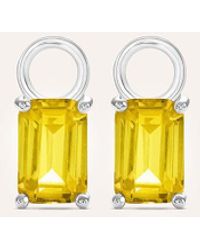 Stroili - Charm per Orecchini a Cerchio Silver Rainbow Argento Rodiato Cubic Zirconia - Lyst