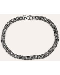 Stroili - Bracciale Catena Man Code Acciaio Nero - Lyst