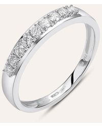Stroili - Anello Riviere Firmamenti Oro Bianco Diamante - Lyst