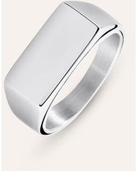 Stroili - Anello Chevalier Man Code Acciaio - Lyst