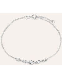 Stroili - Bracciale Claire Oro Bianco Cubic Zirconia - Lyst